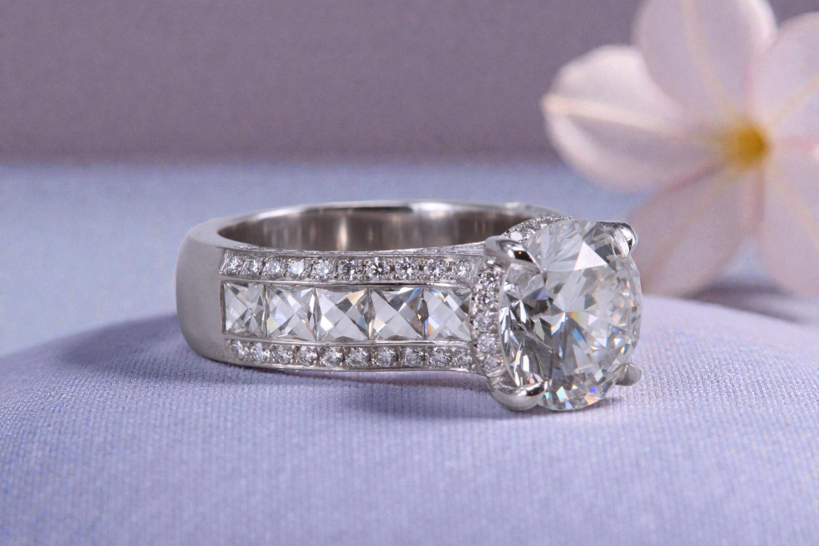 Handcrafted diamond ring for Escondido brides