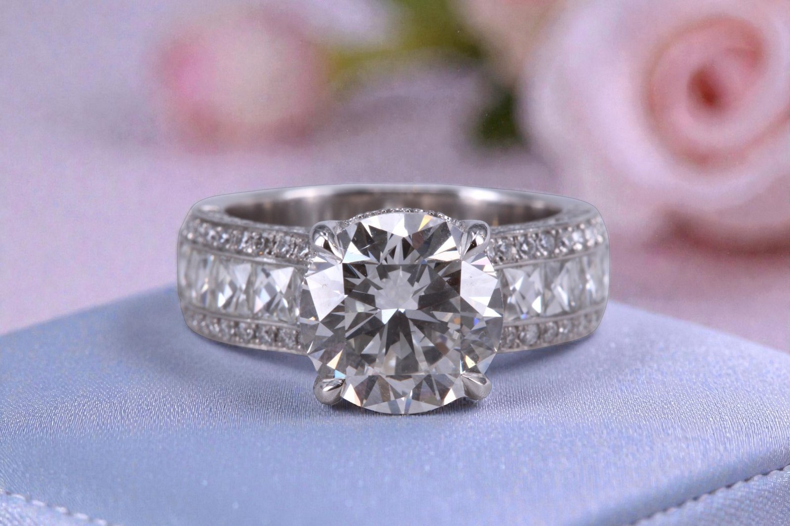 Custom diamond ring for Escondido couples